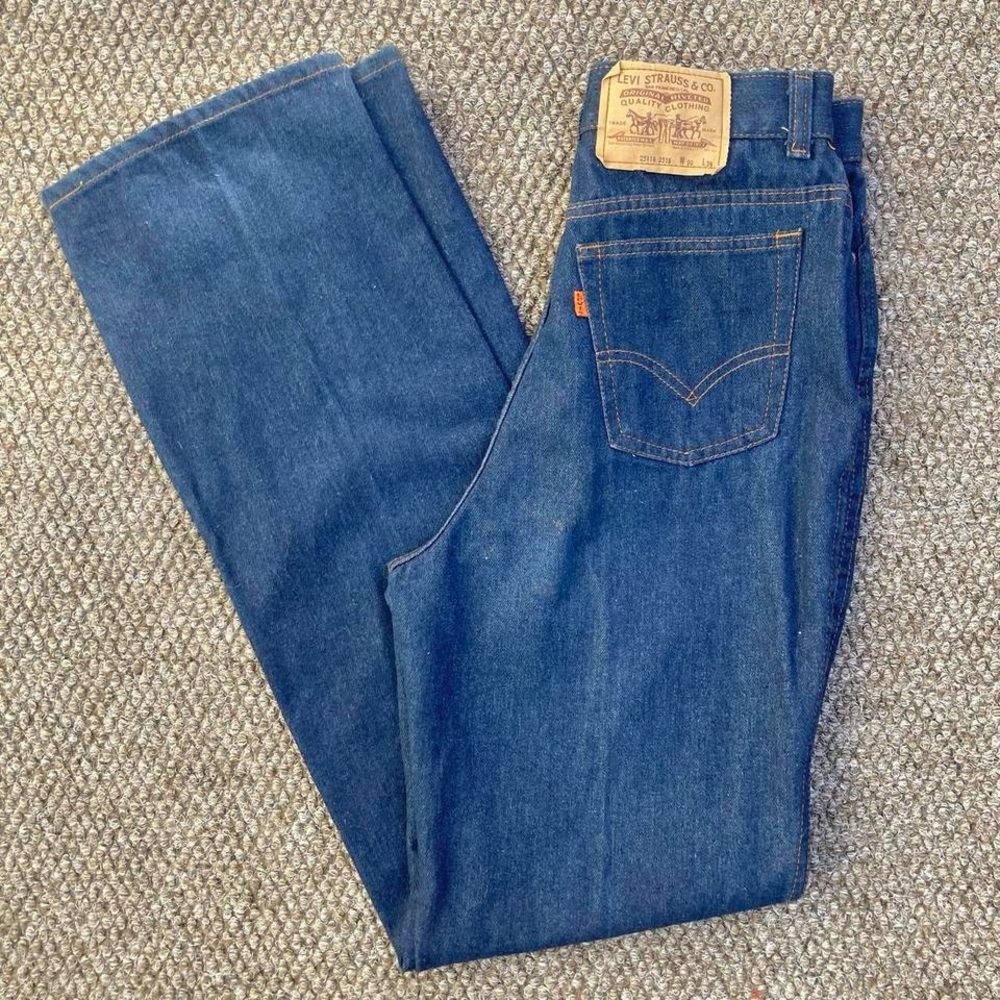 Vintage 70s/80s Levi’s orange tab high rise straight leg jeans